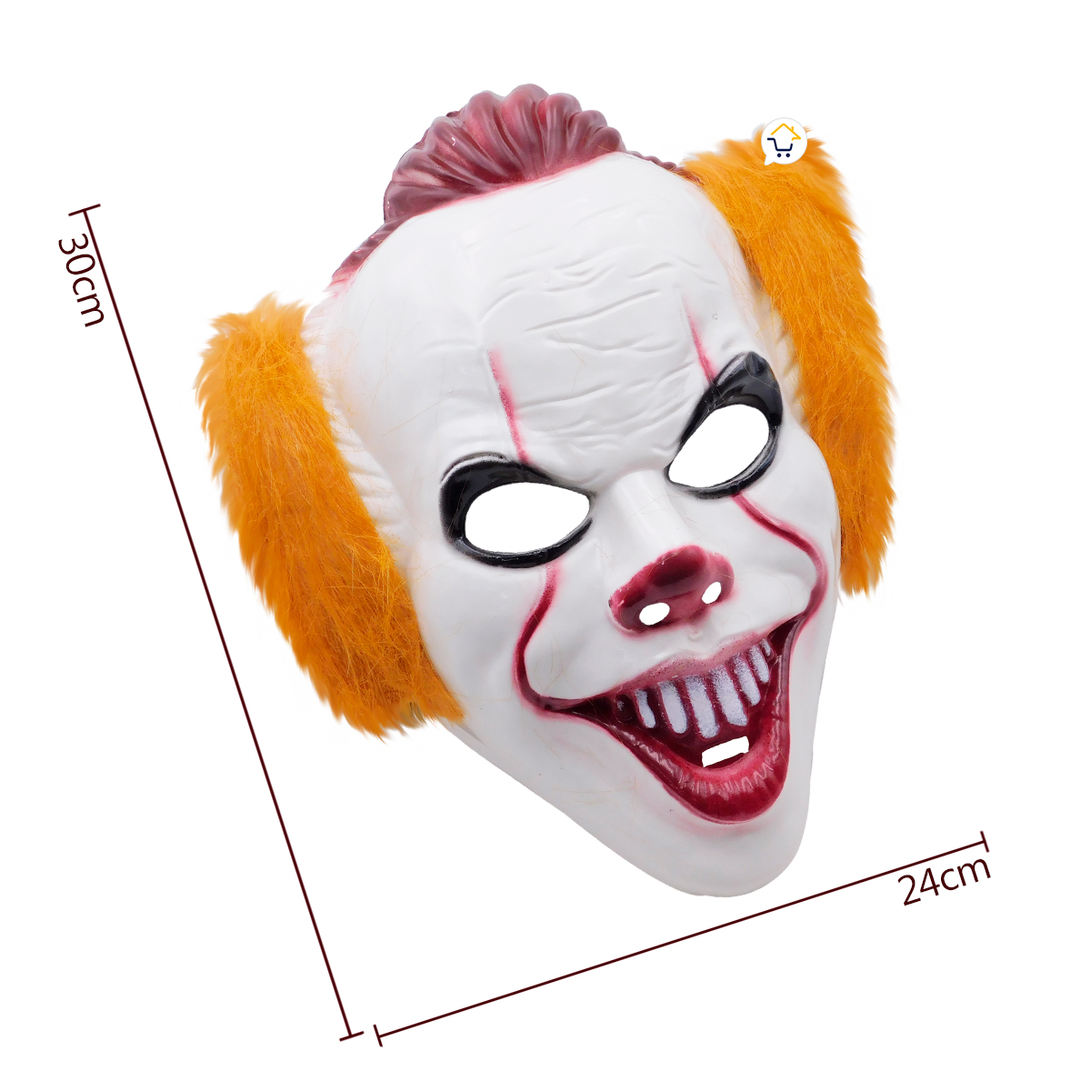 Miniatura 3 de Mascara Halloween IT Payaso OF368